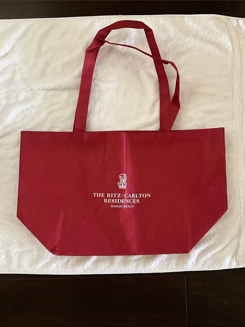 Ritz Carlton Waikiki reusable bag